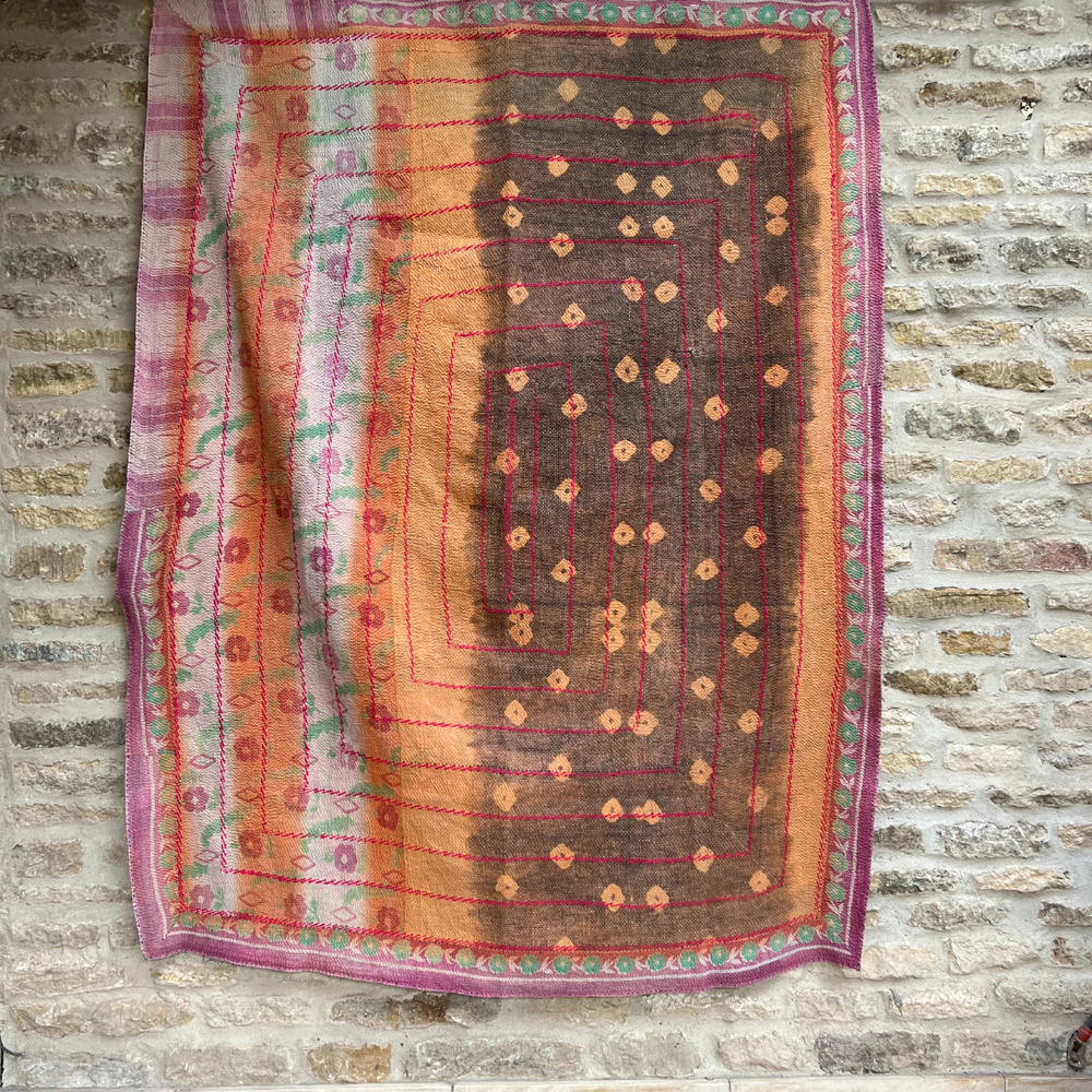 
                      
                        Kantha Quilt No. 744
                      
                    