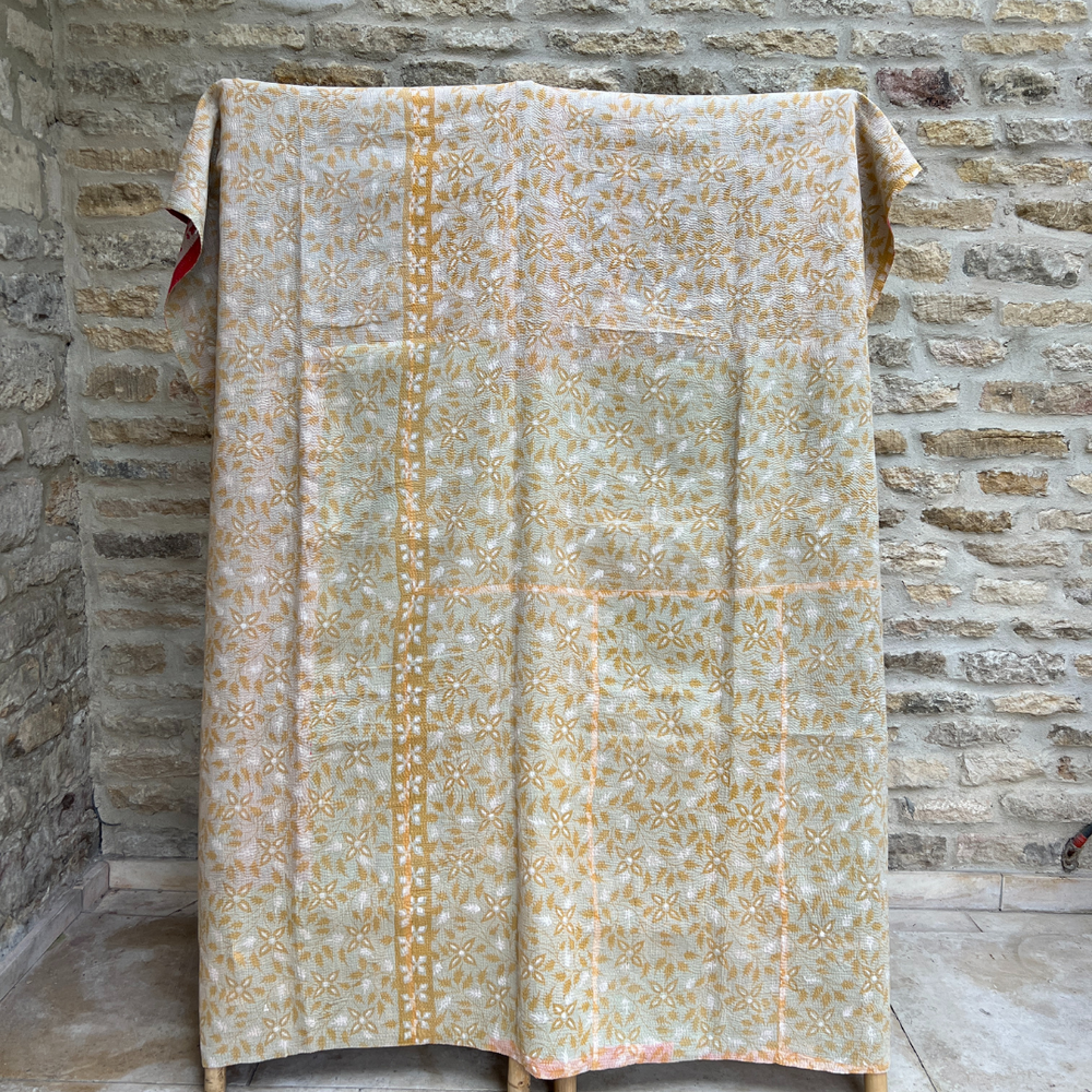 
                      
                        Kantha Quilt No. 522
                      
                    