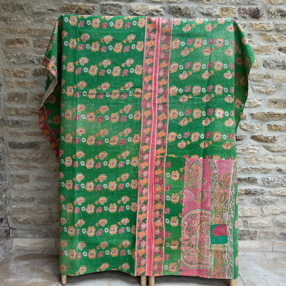 
                      
                        Kantha Quilt No. 630
                      
                    