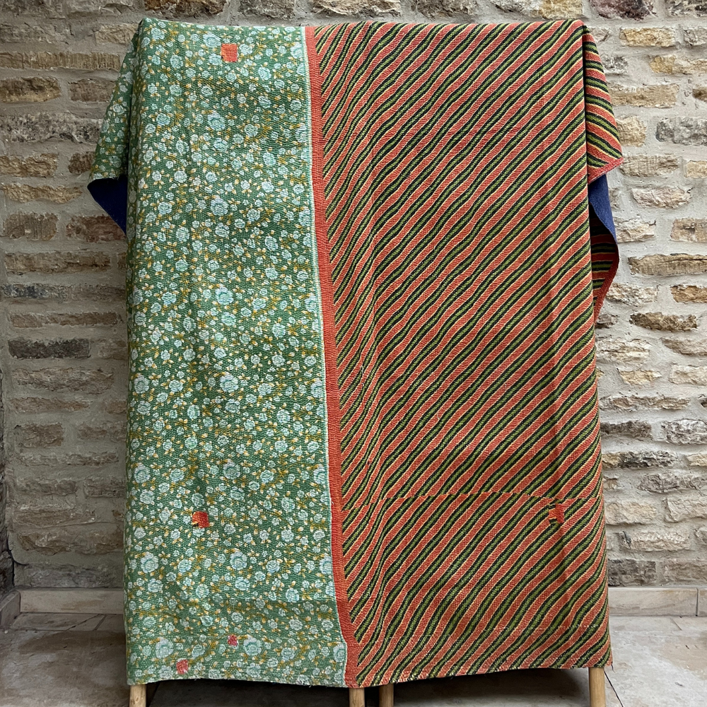 
                      
                        Kantha Quilt No. 601
                      
                    