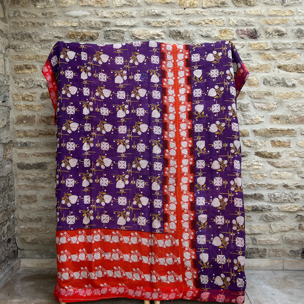 
                      
                        Kantha Quilt No. 617
                      
                    