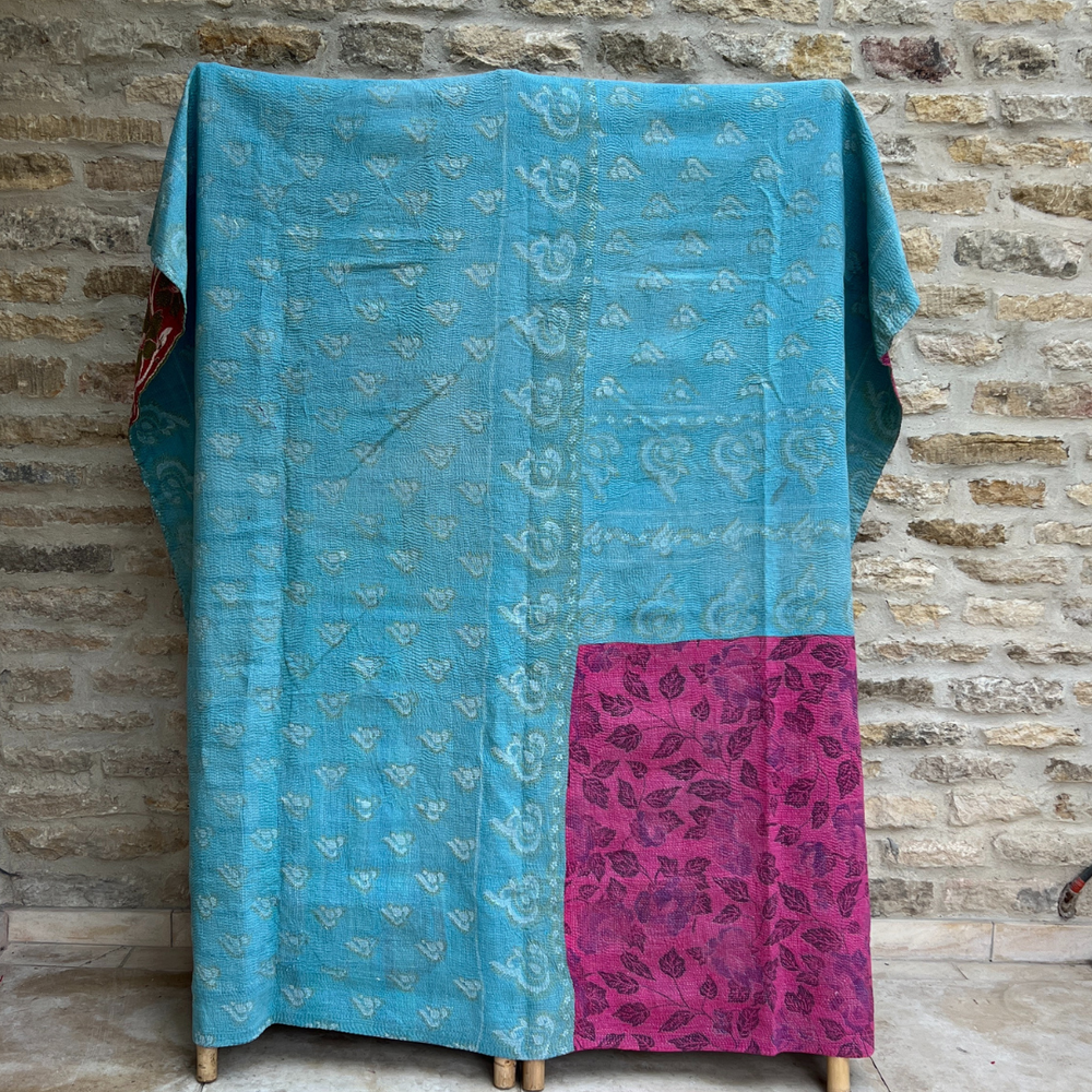 
                      
                        Kantha Quilt No. 632
                      
                    