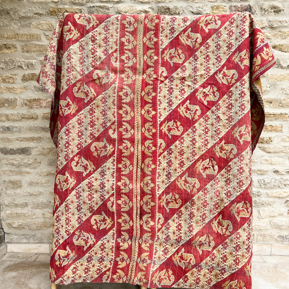 
                      
                        Kantha Quilt No. 450
                      
                    