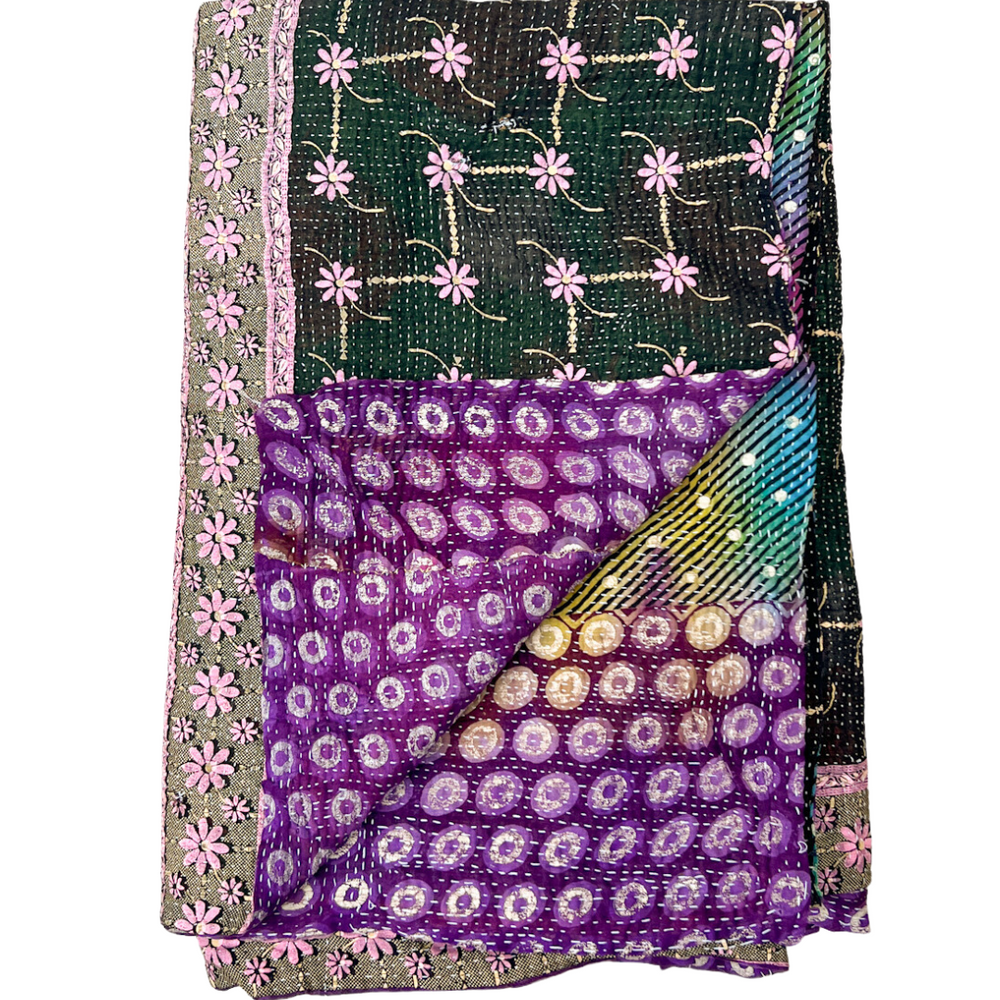 
                      
                        Kantha Quilt No. 468
                      
                    