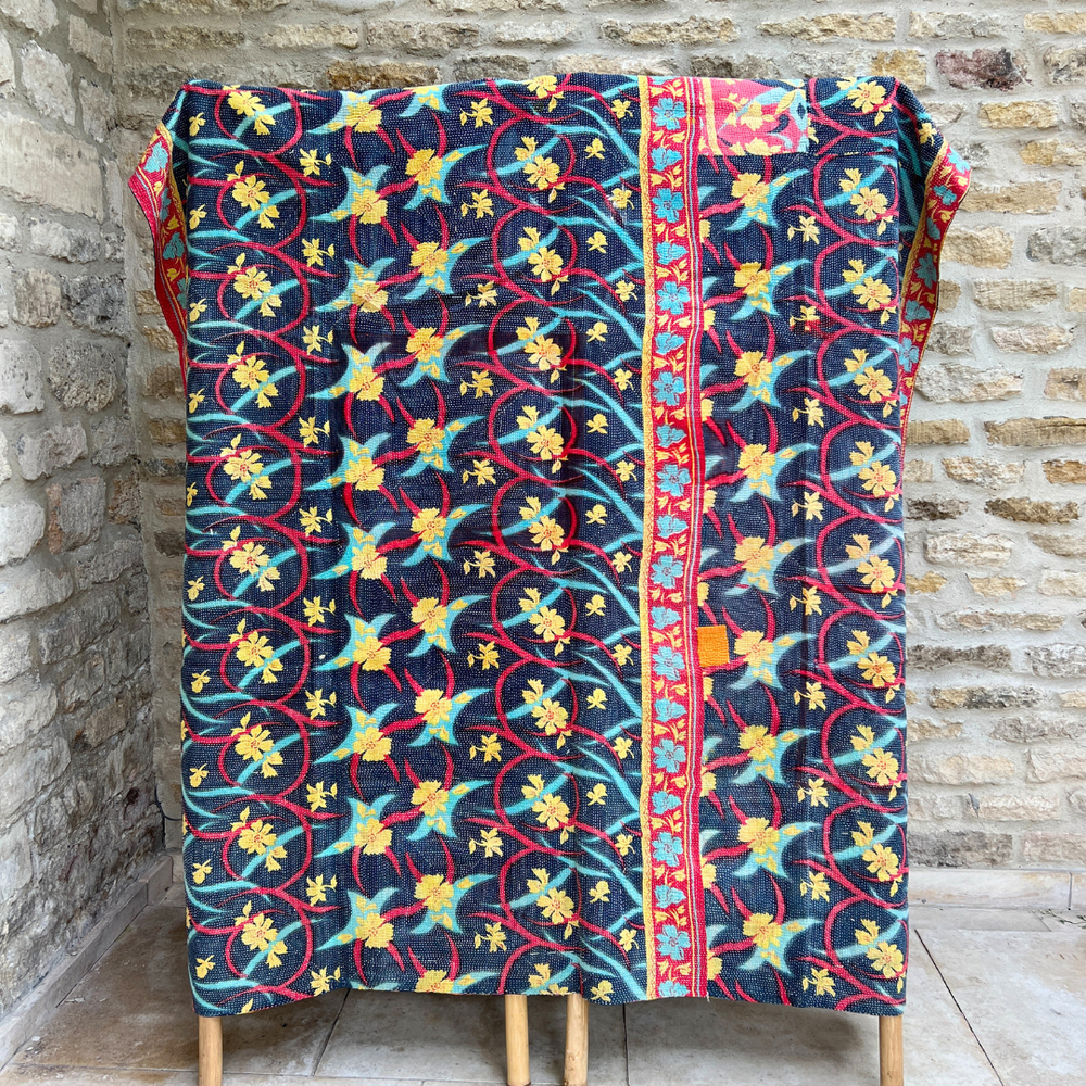 
                      
                        Kantha Quilt No. 402
                      
                    