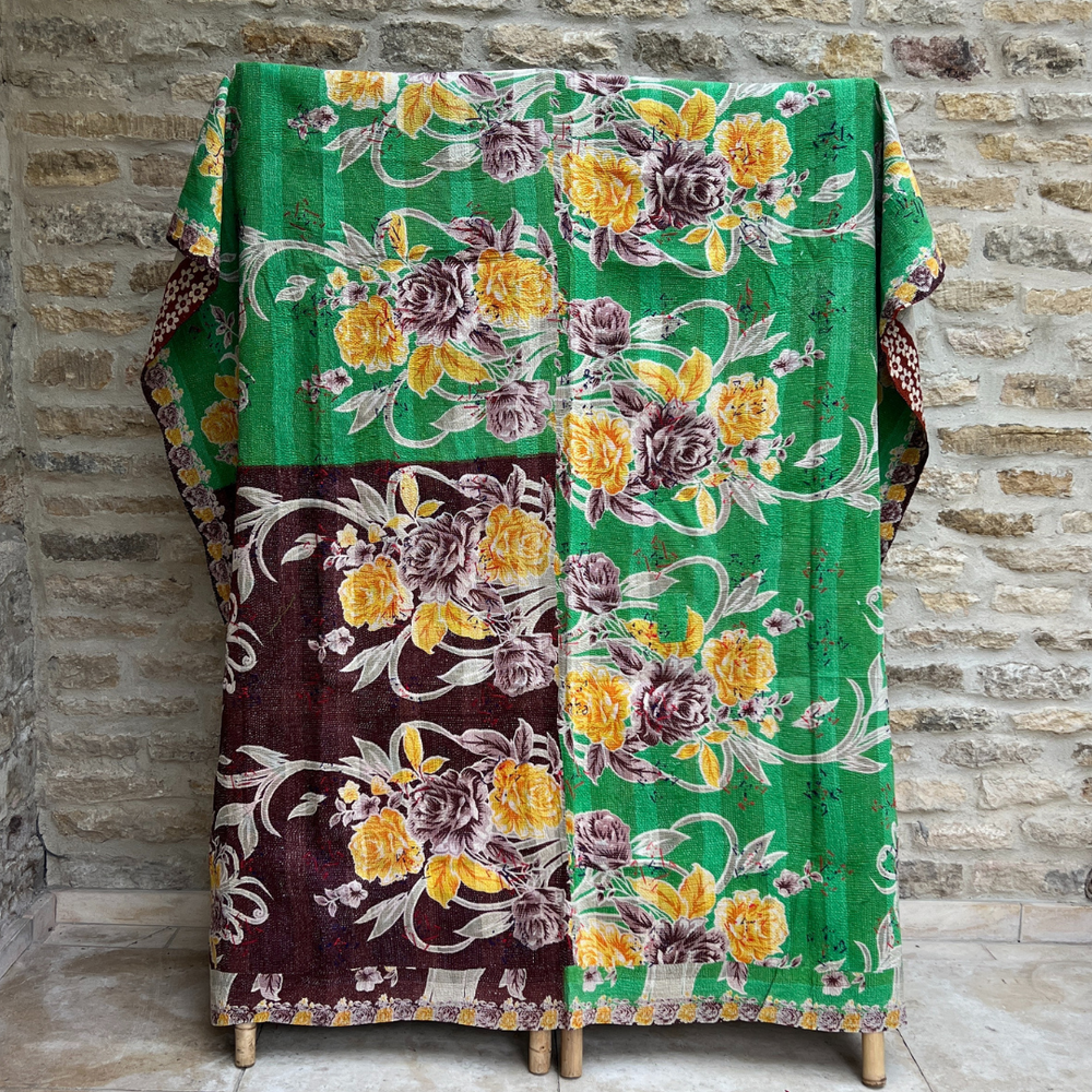 
                      
                        Kantha Quilt No. 629
                      
                    