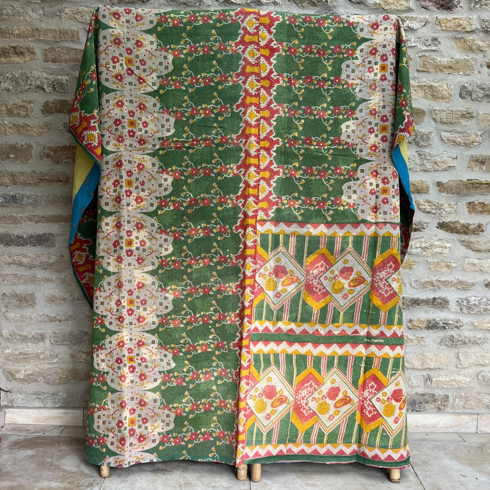 
                      
                        Kantha Quilt No. 635
                      
                    