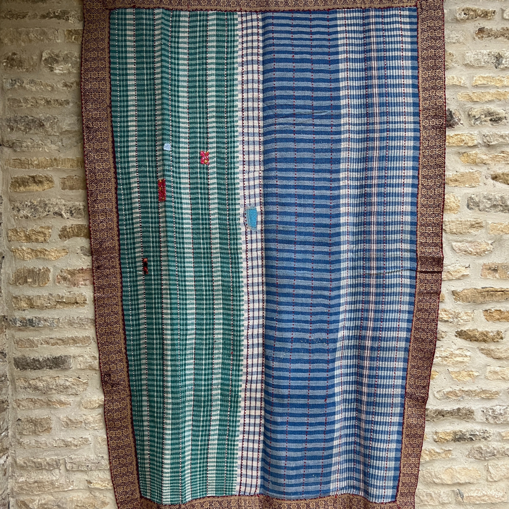 
                      
                        Kantha Quilt No. 730
                      
                    